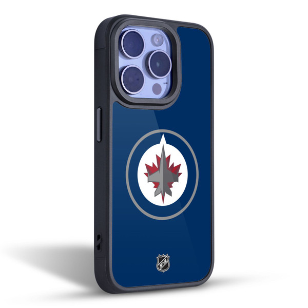 NHL Winnipeg Jets Plain Gel Armour Case For Apple iPhone 15 Pro