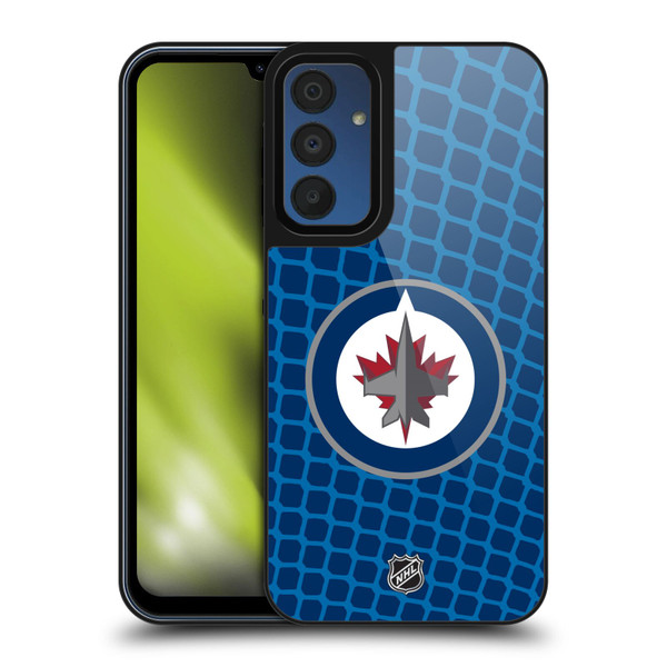 NHL Winnipeg Jets Net Pattern Gel Armour Case For Samsung Galaxy A15