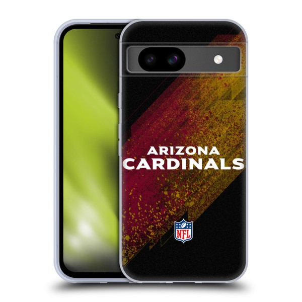 NFL Arizona Cardinals Logo Blur Soft Gel Case for Google Pixel 8a