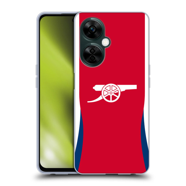 Arsenal FC 2024/25 Kit Home Soft Gel Case for OnePlus Nord N30