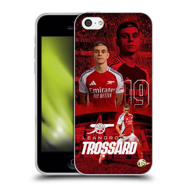 Arsenal FC 2024/25 First Team Leandro Trossard Soft Gel Case for Apple iPhone 5c