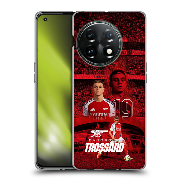 Arsenal FC 2024/25 First Team Leandro Trossard Soft Gel Case for OnePlus 11 5G