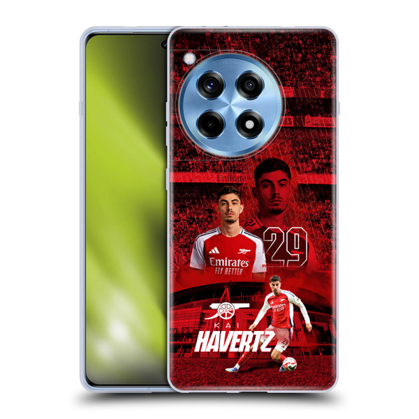 Arsenal FC 2024/25 First Team Kai Havertz Soft Gel Case for OPPO OnePlus Ace 3 5G