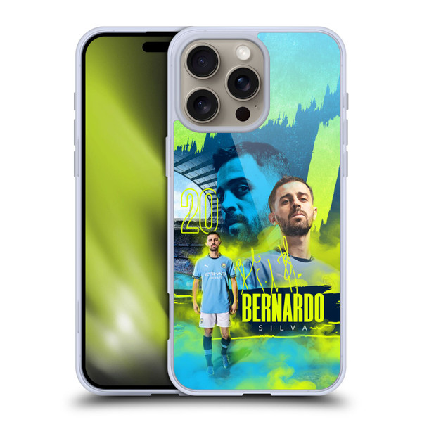 Manchester City Man City FC 2024/25 First Team Bernardo Silva Soft Gel Case for Apple iPhone 16 Pro Max Manchester City Man City FC 2024/25 First Team Bernardo Silva Soft Gel Case for Apple iPhone 16 Pro Max