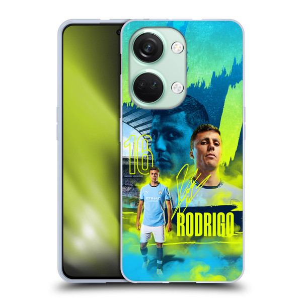 Manchester City Man City FC 2024/25 First Team Rodrigo Soft Gel Case for OnePlus Nord 3 5G