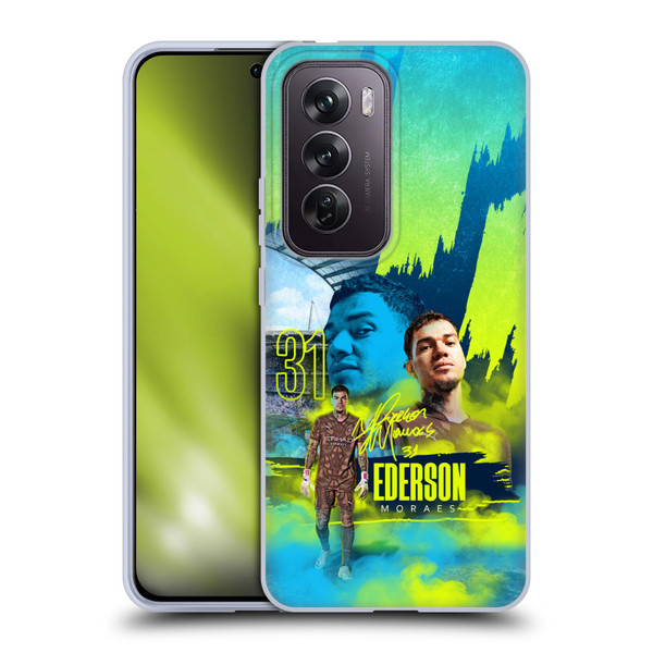 Manchester City Man City FC 2024/25 First Team Éderson Soft Gel Case for OPPO Reno12 Pro 5G