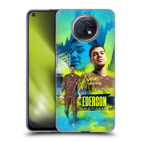 Manchester City Man City FC 2024/25 First Team Éderson Soft Gel Case for Xiaomi Redmi Note 9T 5G