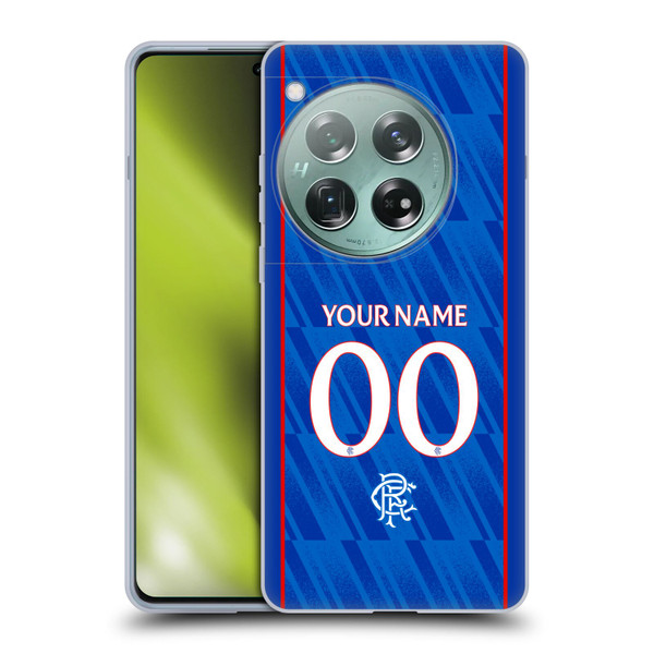 Custom Customised Personalised Rangers FC 2024/25 Kit Home Soft Gel Case for OnePlus 12