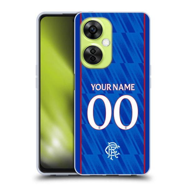 Custom Customised Personalised Rangers FC 2024/25 Kit Home Soft Gel Case for OnePlus Nord CE 3 Lite 5G Custom Customised Personalised Rangers FC 2024/25 Kit Home Soft Gel Case for OnePlus Nord CE 3 Lite 5G