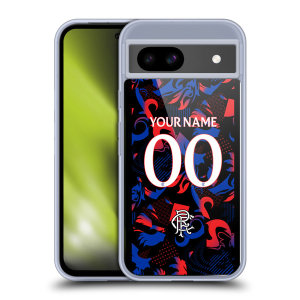 Custom Customised Personalised Rangers FC 2024/25 Kit Third Soft Gel Case for Google Pixel 8a