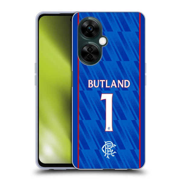 Rangers FC 2024/25 Players Home Kit Jack Butland Soft Gel Case for OnePlus Nord N30