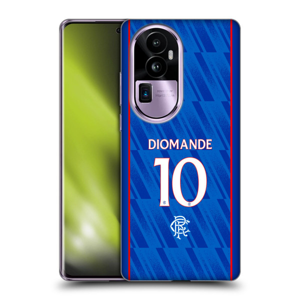 Rangers FC 2024/25 Players Home Kit Mohamed Diomande Soft Gel Case for OPPO Reno10 Pro+