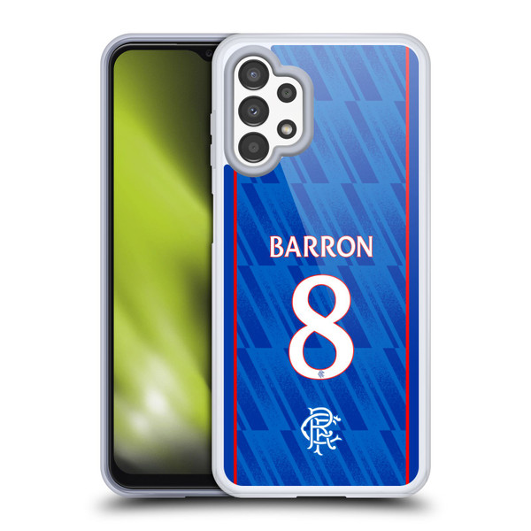 Rangers FC 2024/25 Players Home Kit Connor Barron Soft Gel Case for Samsung Galaxy A13 (2022) Rangers FC 2024/25 Players Home Kit Connor Barron Soft Gel Case for Samsung Galaxy A13 (2022)
