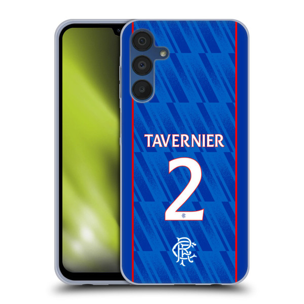 Rangers FC 2024/25 Players Home Kit James Tavernier Soft Gel Case for Samsung Galaxy A15 Rangers FC 2024/25 Players Home Kit James Tavernier Soft Gel Case for Samsung Galaxy A15