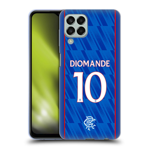Rangers FC 2024/25 Players Home Kit Mohamed Diomande Soft Gel Case for Samsung Galaxy M33 (2022)