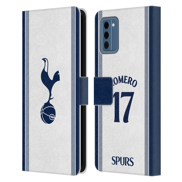 Tottenham Hotspur F.C. 2024/25 Players Home Kit Cristian Romero Leather Book Wallet Case Cover For Nokia NC300 Tottenham Hotspur F.C. 2024/25 Players Home Kit Cristian Romero Leather Book Wallet Case Cover For Nokia NC300