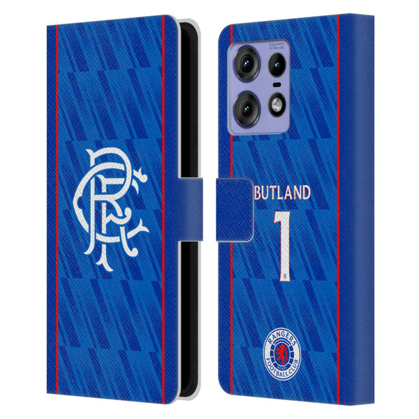 Rangers FC 2024/25 Players Home Kit Jack Butland Leather Book Wallet Case Cover For Motorola Edge 50 Pro Rangers FC 2024/25 Players Home Kit Jack Butland Leather Book Wallet Case Cover For Motorola Edge 50 Pro