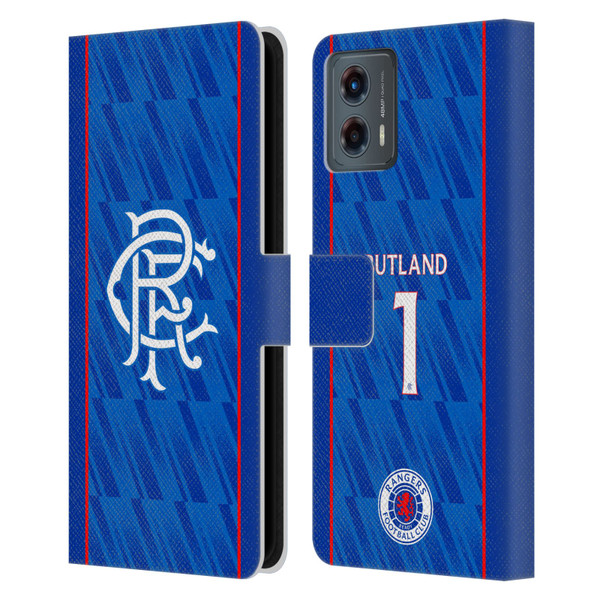 Rangers FC 2024/25 Players Home Kit Jack Butland Leather Book Wallet Case Cover For Motorola Moto G (2023)