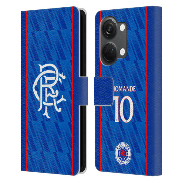 Rangers FC 2024/25 Players Home Kit Mohamed Diomande Leather Book Wallet Case Cover For OnePlus Nord 3 5G