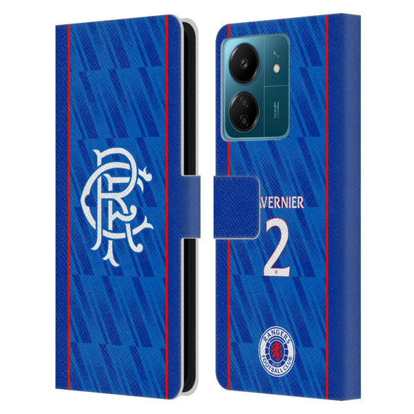 Rangers FC 2024/25 Players Home Kit James Tavernier Leather Book Wallet Case Cover For Xiaomi Redmi 13C 4G Rangers FC 2024/25 Players Home Kit James Tavernier Leather Book Wallet Case Cover For Xiaomi Redmi 13C 4G