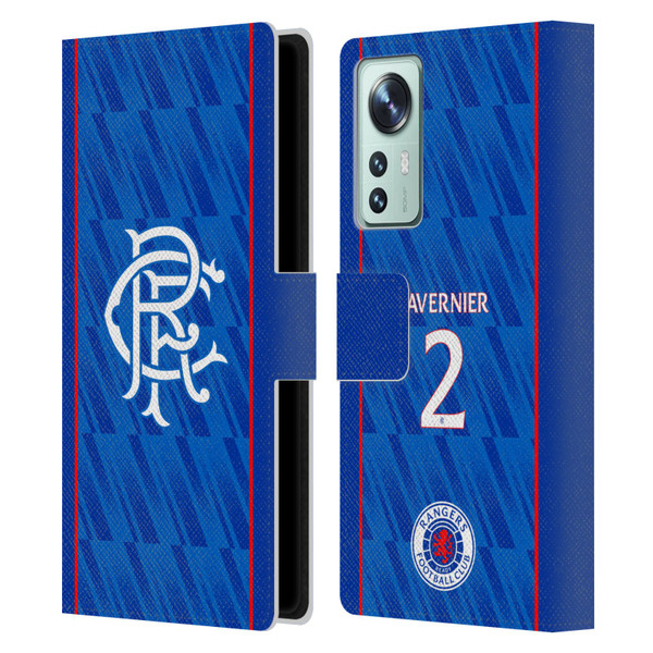 Rangers FC 2024/25 Players Home Kit James Tavernier Leather Book Wallet Case Cover For Xiaomi 12