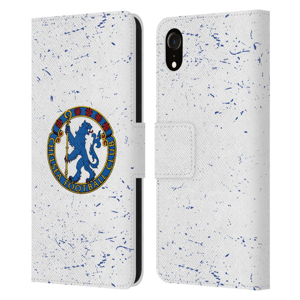 Chelsea Football Club Retro Kit and Stadium 1953 Crest Leather Book Wallet Case Cover For Apple iPhone XR