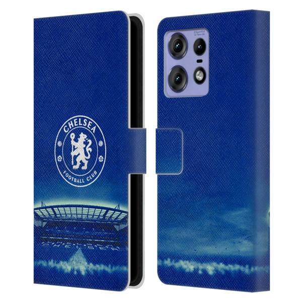 Chelsea Football Club Retro Kit and Stadium Logo Leather Book Wallet Case Cover For Motorola Edge 50 Pro Chelsea Football Club Retro Kit and Stadium Logo Leather Book Wallet Case Cover For Motorola Edge 50 Pro