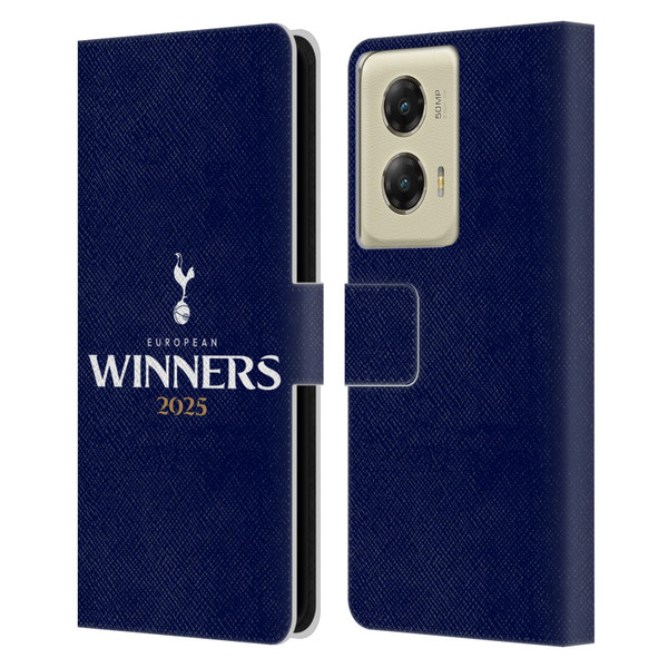 Tottenham Hotspur F.C. 2025 European Winners Blue Leather Book Wallet Case Cover For Motorola Moto G Stylus 5G (2024) Tottenham Hotspur F.C. 2025 European Winners Blue Leather Book Wallet Case Cover For Motorola Moto G Stylus 5G (2024)