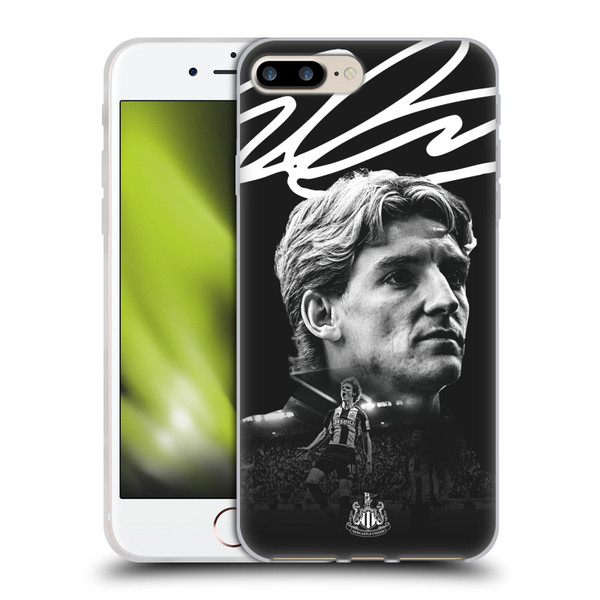 Newcastle United Football Club 2024/25 First Team Anthony Gordon Soft Gel Case for Apple iPhone 7 Plus / iPhone 8 Plus