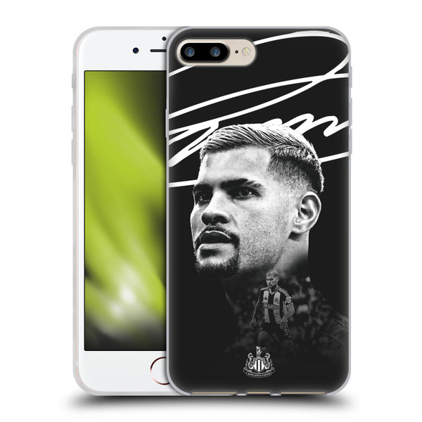 Newcastle United Football Club 2024/25 First Team Bruno Guimarães Soft Gel Case for Apple iPhone 7 Plus / iPhone 8 Plus