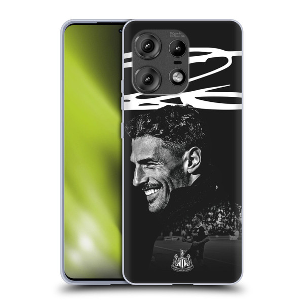 Newcastle United Football Club 2024/25 First Team Fabian Schär Soft Gel Case for Motorola Edge 50 Pro