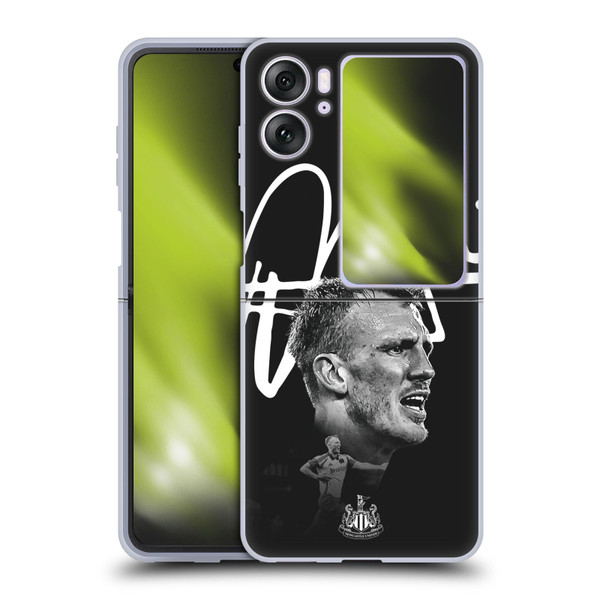 Newcastle United Football Club 2024/25 First Team Dan Burn Soft Gel Case for OPPO Find N2 Flip Newcastle United Football Club 2024/25 First Team Dan Burn Soft Gel Case for OPPO Find N2 Flip