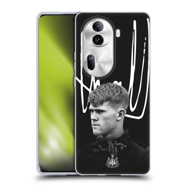 Newcastle United Football Club 2024/25 First Team Lewis Hall Soft Gel Case for OPPO Reno11 Pro