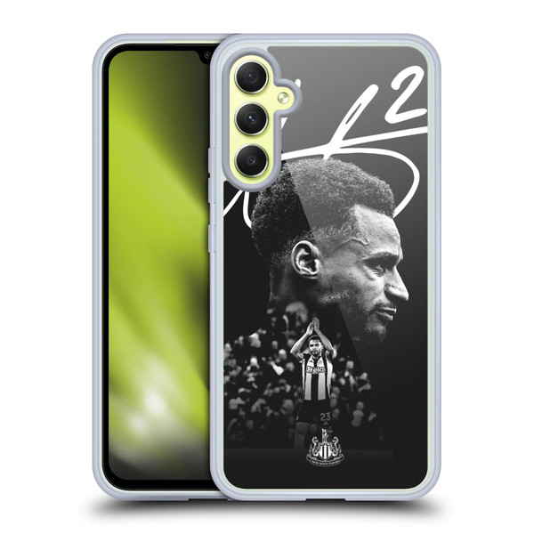 Newcastle United Football Club 2024/25 First Team Jacob Murphy Soft Gel Case for Samsung Galaxy A34 5G