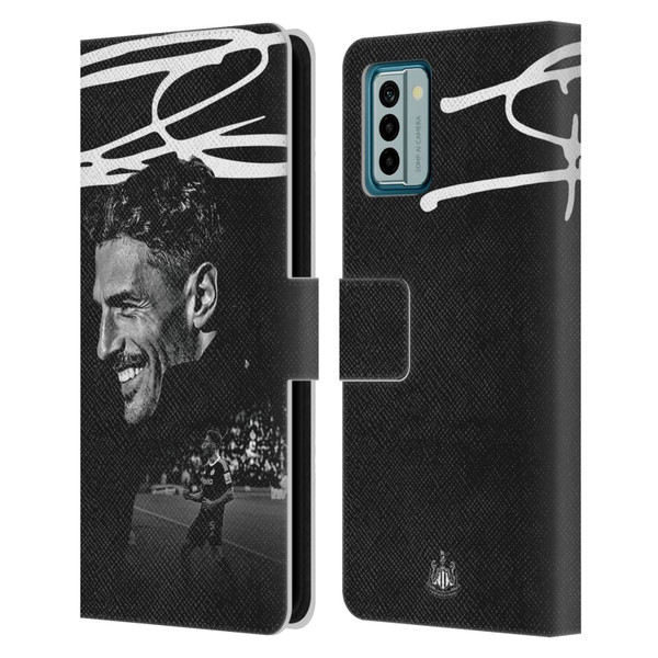 Newcastle United Football Club 2024/25 First Team Fabian Schär Leather Book Wallet Case Cover For Nokia G42