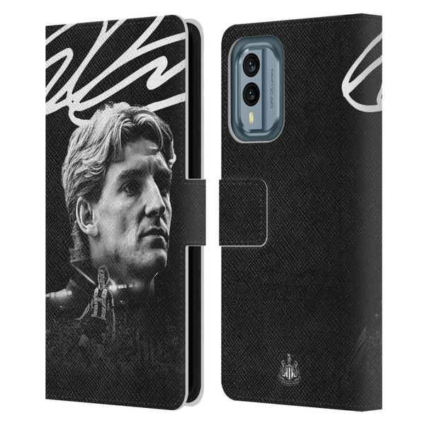 Newcastle United Football Club 2024/25 First Team Anthony Gordon Leather Book Wallet Case Cover For Nokia X30
