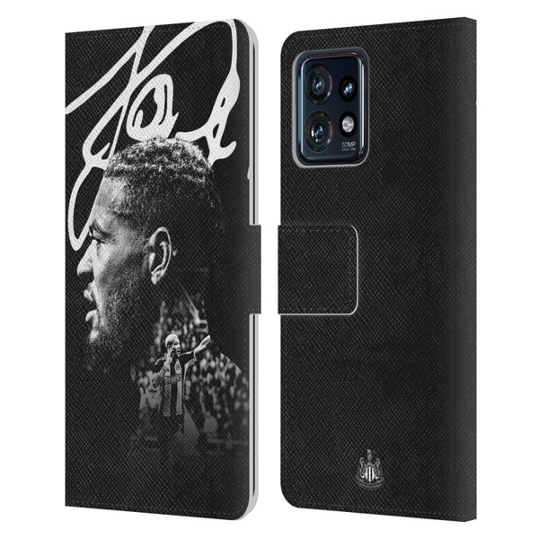 Newcastle United Football Club 2024/25 First Team Joelinton Leather Book Wallet Case Cover For Motorola Moto Edge 40 Pro/Plus 2023