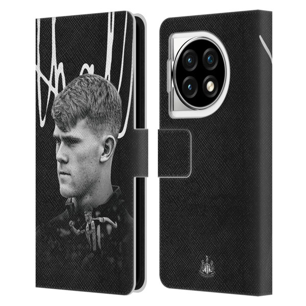 Newcastle United Football Club 2024/25 First Team Lewis Hall Leather Book Wallet Case Cover For OPPO OnePlus Ace 3 5G