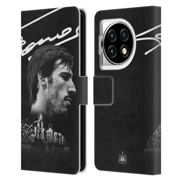 Newcastle United Football Club 2024/25 First Team Sandro Tonali Leather Book Wallet Case Cover For OPPO OnePlus Ace 3 5G