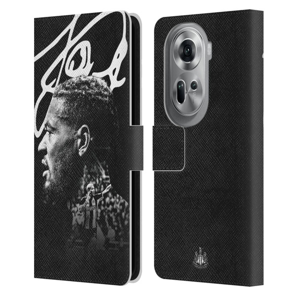Newcastle United Football Club 2024/25 First Team Joelinton Leather Book Wallet Case Cover For OPPO Reno11 Pro