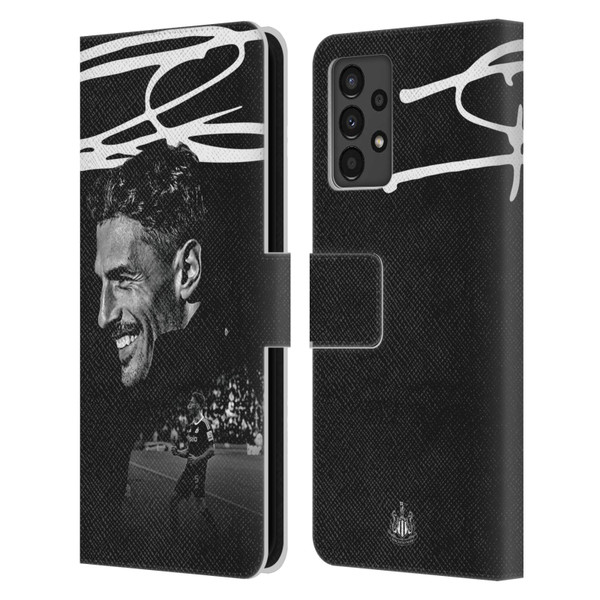 Newcastle United Football Club 2024/25 First Team Fabian Schär Leather Book Wallet Case Cover For Samsung Galaxy A13 (2022)