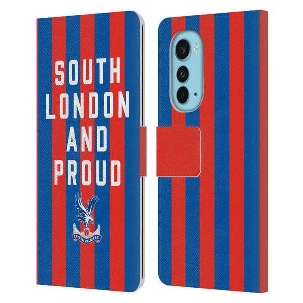 Crystal Palace FC 2025 Cup Final South London & Proud Leather Book Wallet Case Cover For Motorola Edge (2022) Crystal Palace FC 2025 Cup Final South London & Proud Leather Book Wallet Case Cover For Motorola Edge (2022)
