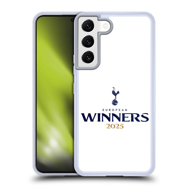 Tottenham Hotspur F.C. 2025 European Winners White Soft Gel Case for Samsung Galaxy S22 5G