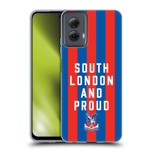 Crystal Palace FC 2025 Cup Final South London & Proud Soft Gel Case for Motorola Moto G Power (2024) Crystal Palace FC 2025 Cup Final South London & Proud Soft Gel Case for Motorola Moto G Power (2024)