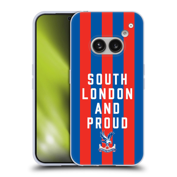 Crystal Palace FC 2025 Cup Final South London & Proud Soft Gel Case for Nothing Phone (2a) Crystal Palace FC 2025 Cup Final South London & Proud Soft Gel Case for Nothing Phone (2a)