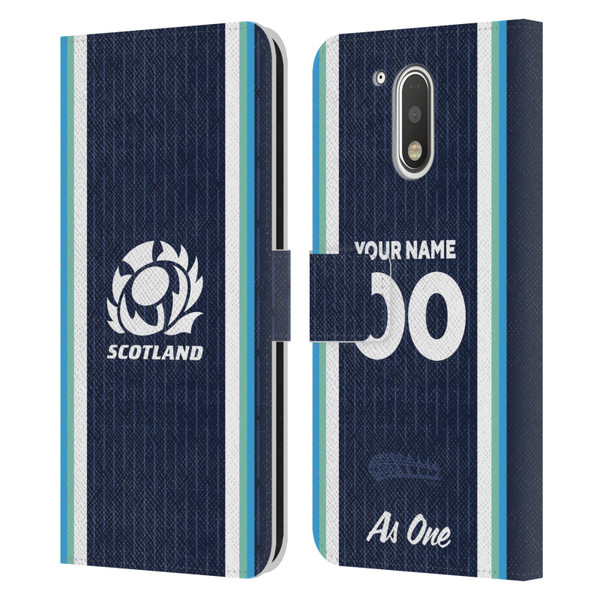 Custom Customised Personalised Scotland Rugby 2024/25 Kit Home Leather Book Wallet Case Cover For Motorola Moto G41 Custom Customised Personalised Scotland Rugby 2024/25 Kit Home Leather Book Wallet Case Cover For Motorola Moto G41