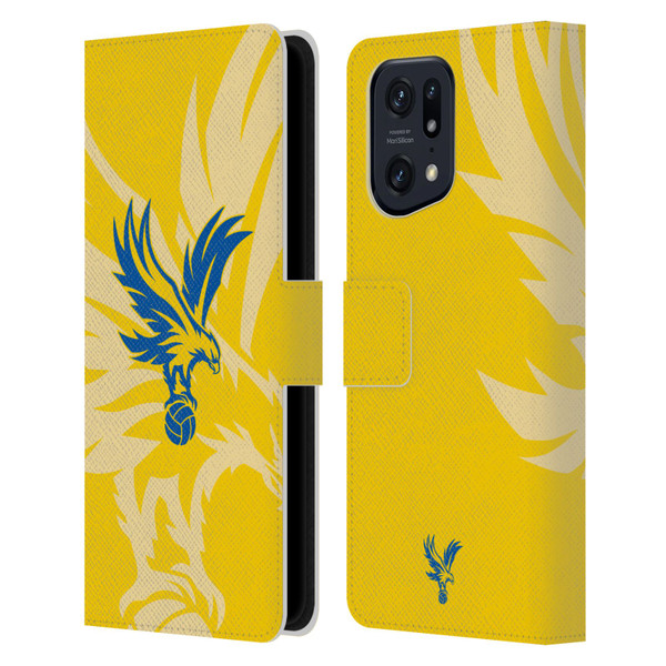 Crystal Palace FC 2024/25 Crest Kit Away Leather Book Wallet Case Cover For OPPO Find X5 Pro Crystal Palace FC 2024/25 Crest Kit Away Leather Book Wallet Case Cover For OPPO Find X5 Pro