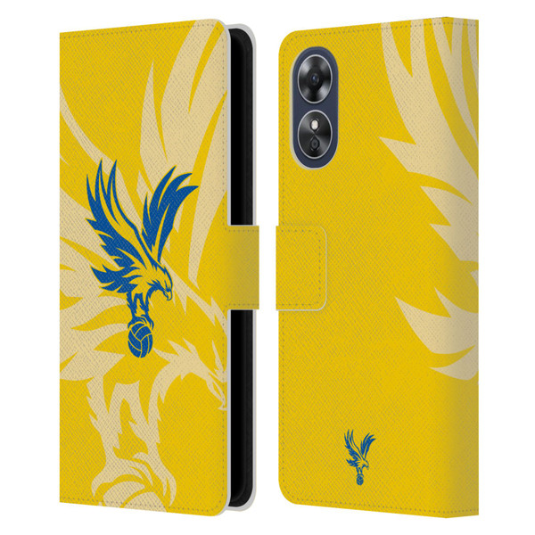 Crystal Palace FC 2024/25 Crest Kit Away Leather Book Wallet Case Cover For OPPO A17