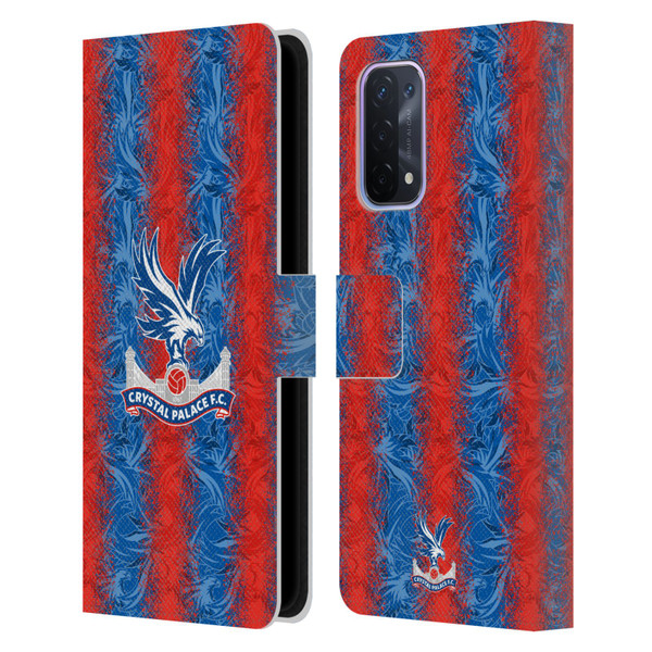 Crystal Palace FC 2024/25 Crest Kit Home Leather Book Wallet Case Cover For OPPO A54 5G