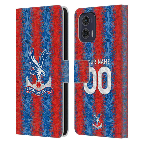 Custom Customised Personalised Crystal Palace Football Club 2024/25 Kit Home Leather Book Wallet Case Cover For Motorola Moto G73 5G Custom Customised Personalised Crystal Palace Football Club 2024/25 Kit Home Leather Book Wallet Case Cover For Motorola Moto G73 5G